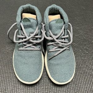 Allbirds, women’s size 8, blue/green hightops, like new
